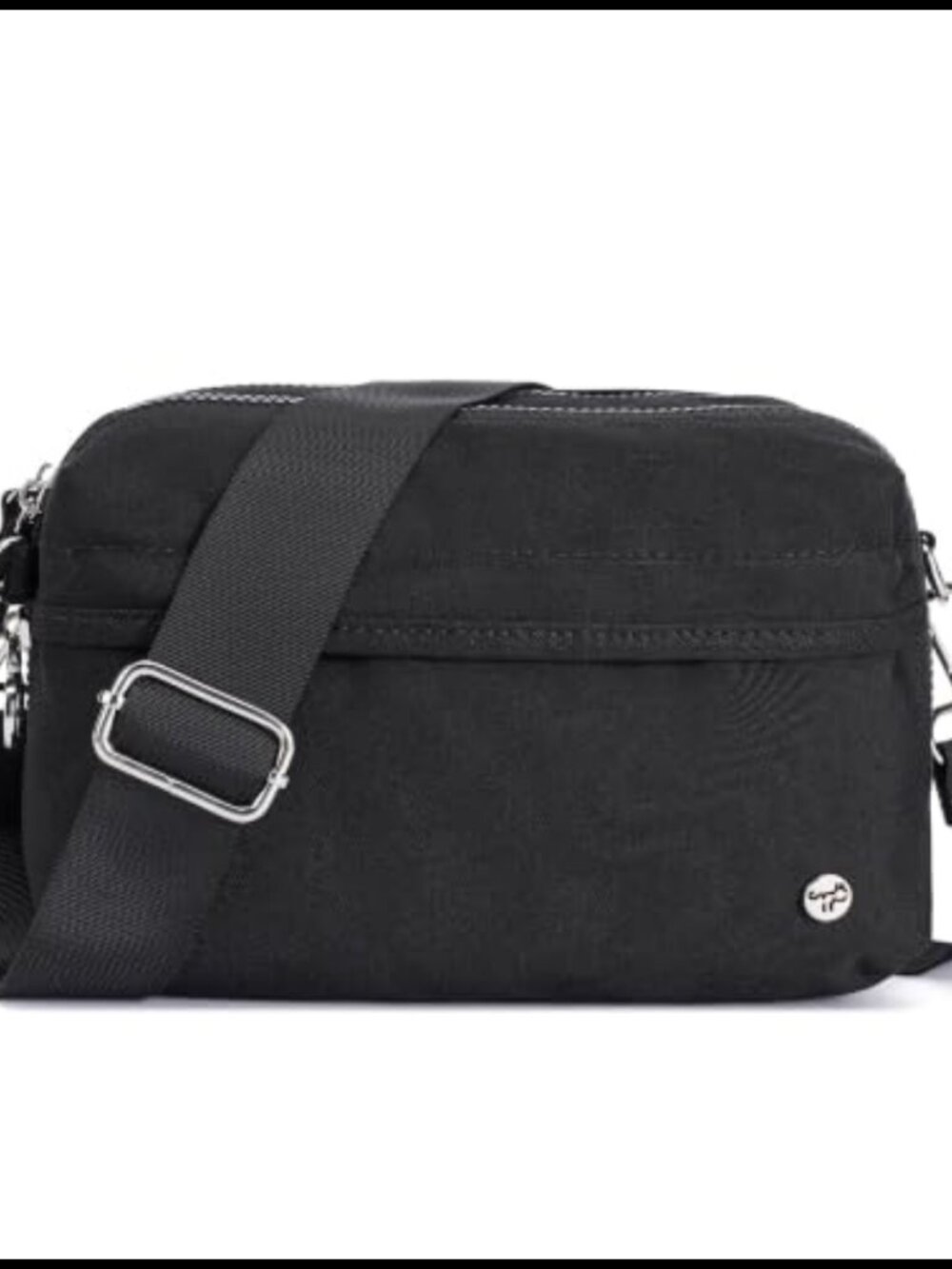 Anti Theft Nylon Crossbody Travel Bag RFID Blocking 5 Compartments